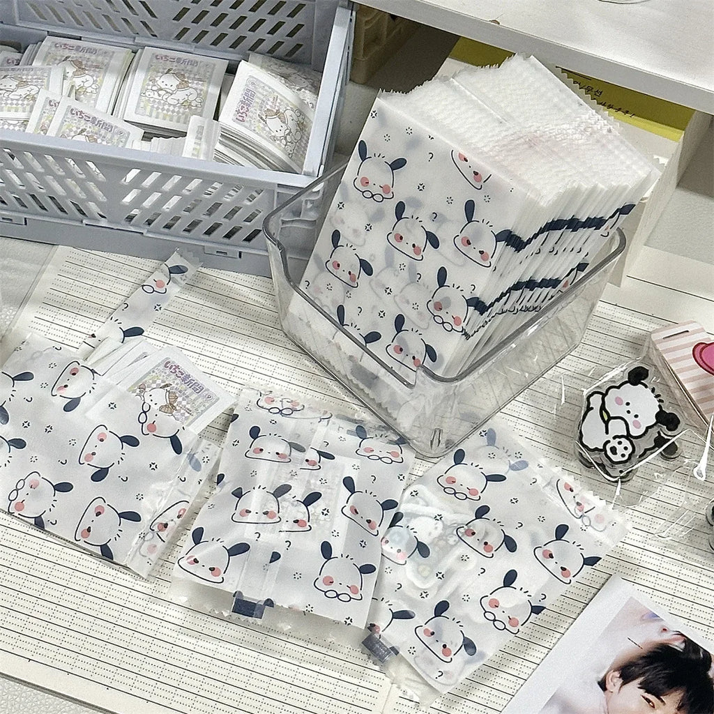 New Kawaii Sanrio Pochacco Self Sealing Package Snack Sealing Bag Packaging Bag Diy Food Packaging Bag Home Kitchen Supplies