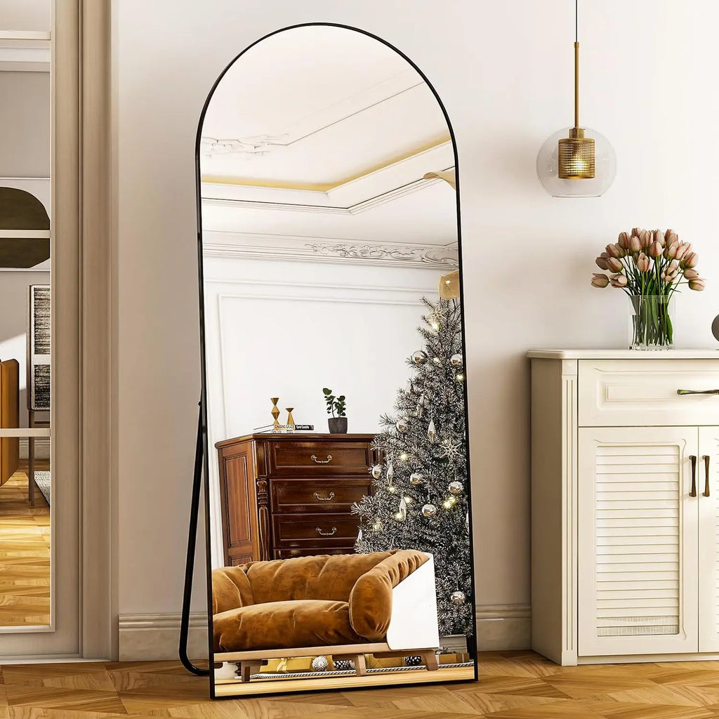 26" x 71" Full Length Mirror - Aluminum Alloy Frame Full Body Mirror - Extra Large Floor Mirrors for Bedroom, Living Room